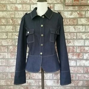 Denim Blazer- W Work to Weekend